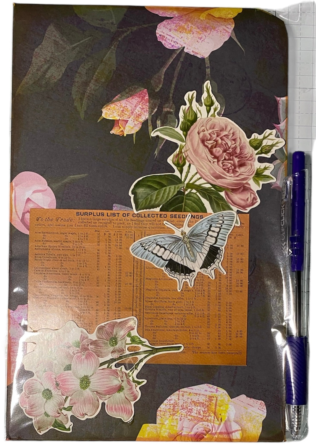 Vintage Garden Butterfly