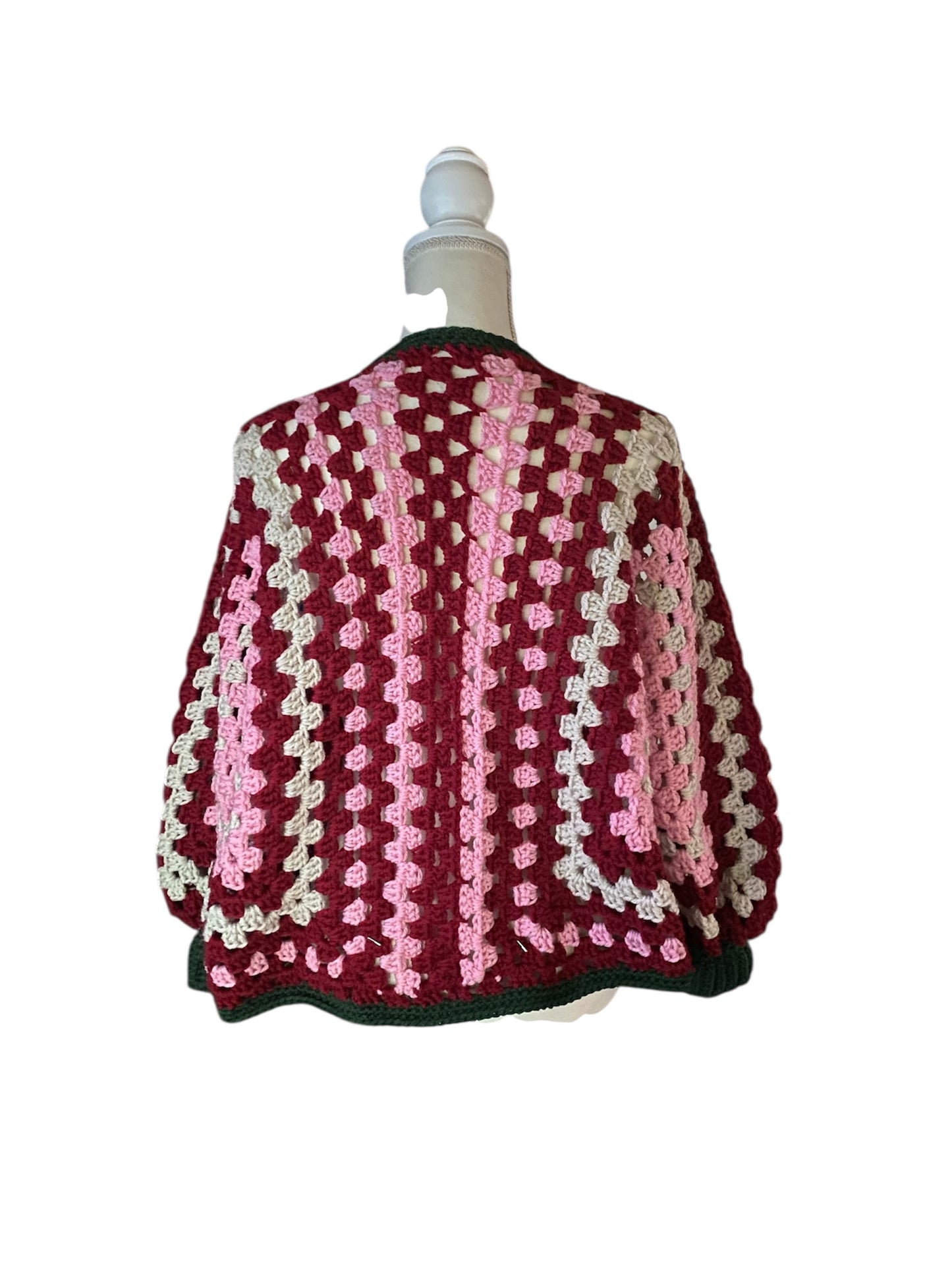 🌹 Rose Bouquet Hexi-Cardigan