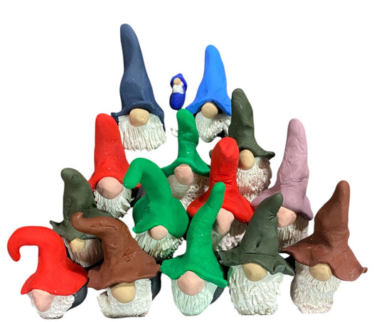 Whimsical gnome tchotchkes